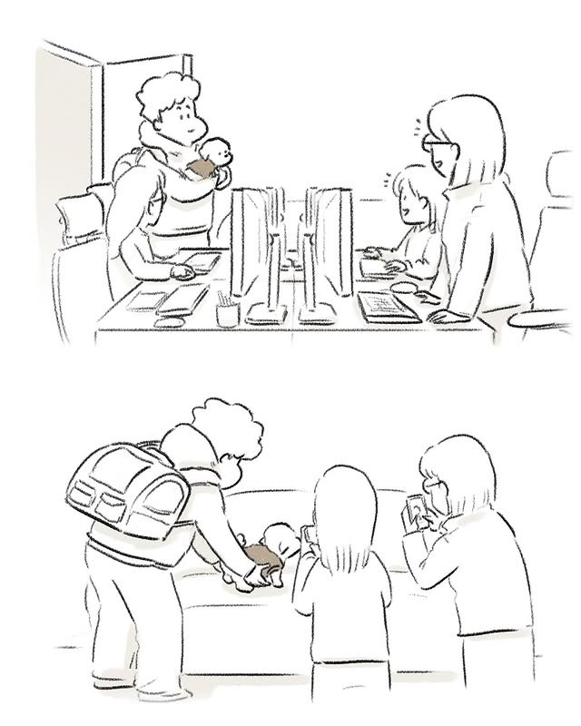 아빠 있을 때만 까부는 댕댕이 | 인스티즈