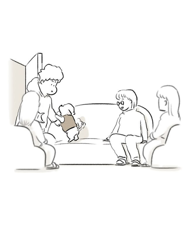 아빠 있을 때만 까부는 댕댕이 | 인스티즈