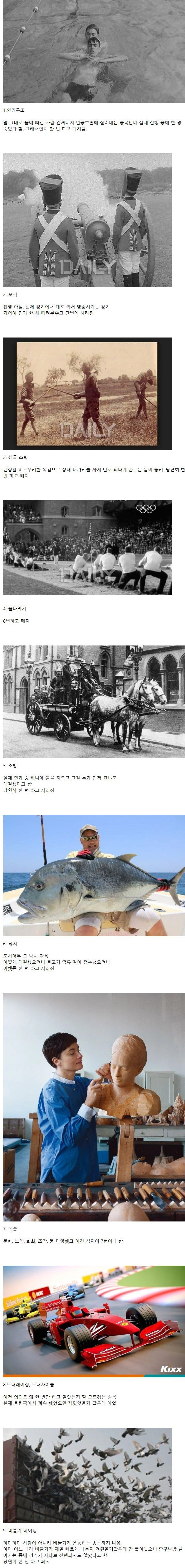 올림픽에 투입됐다가 금방 퇴출된 종목들.jpg